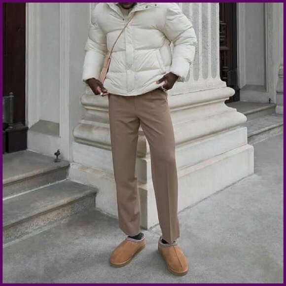 Faux Fur Lined Platform Slipper Boots Women's Waterproof Anti-Slip Winter - Picture 4 of 7